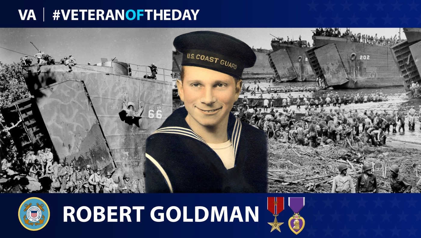 Coast Guard Veteran Robert Goldman is today's Veteran of the Day.