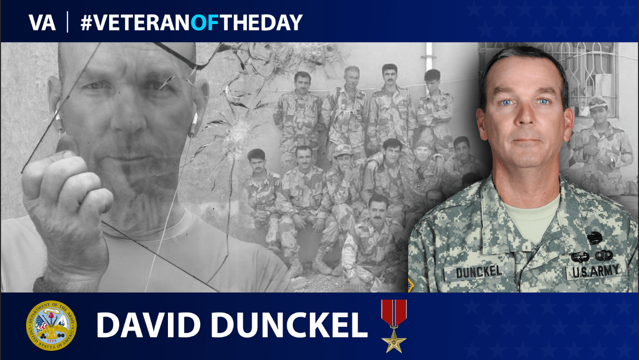Army Veteran David Dunckel is today's Veteran of the Day.