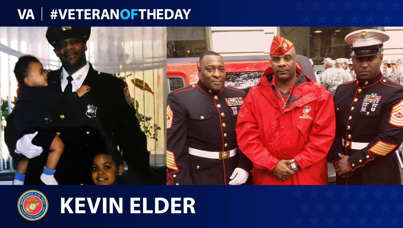 Marine Corps Veteran Kevin Elder is today's Veteran of the Day.