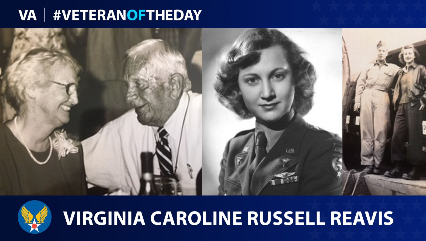 Army Air Forces Veteran Virginia Caroline Russell Reavis is today's Veteran of the Day.