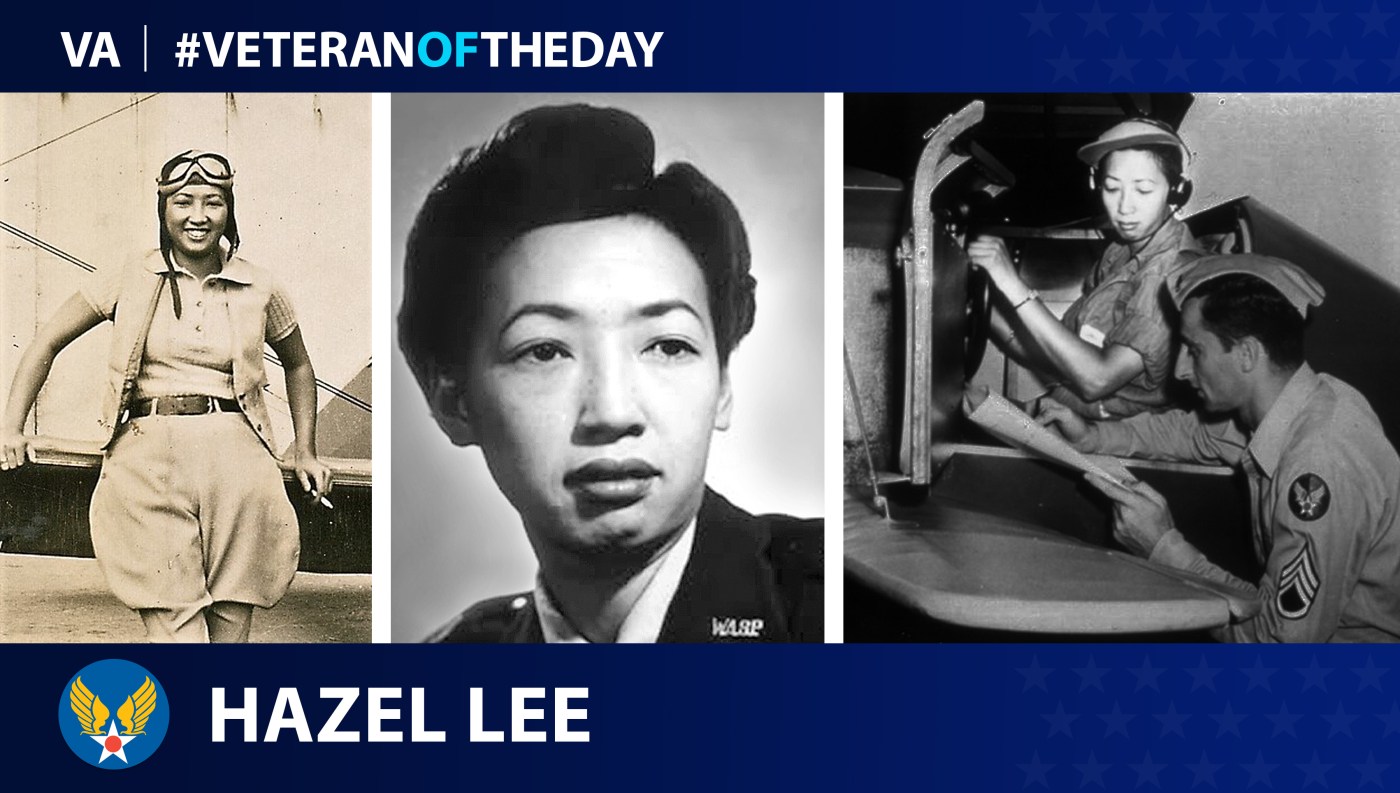Army Air Forces Veteran Hazel Lee is today's Veteran of the Day.