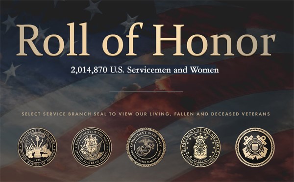 together we served graphic roll of honor