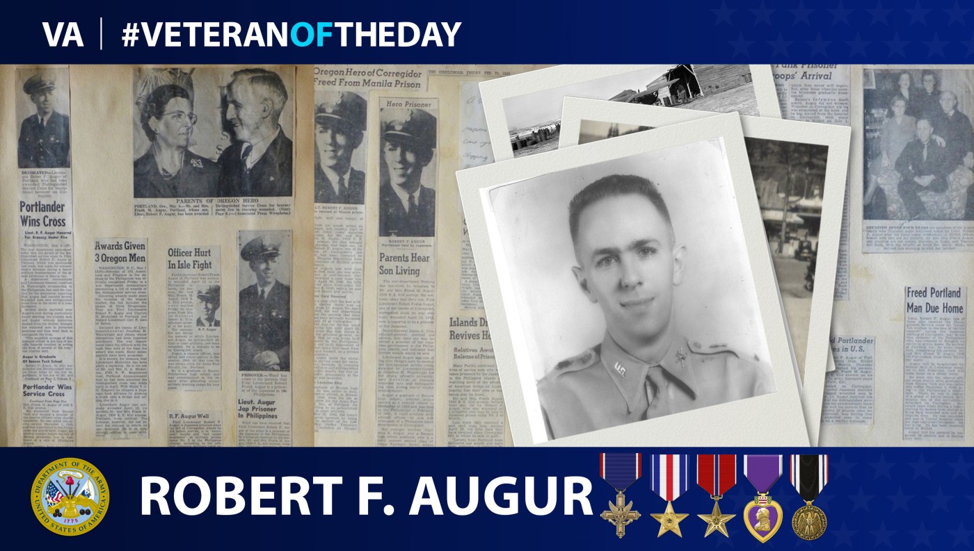 Army Veteran Robert Frank Augur is today's Veteran of the Day.