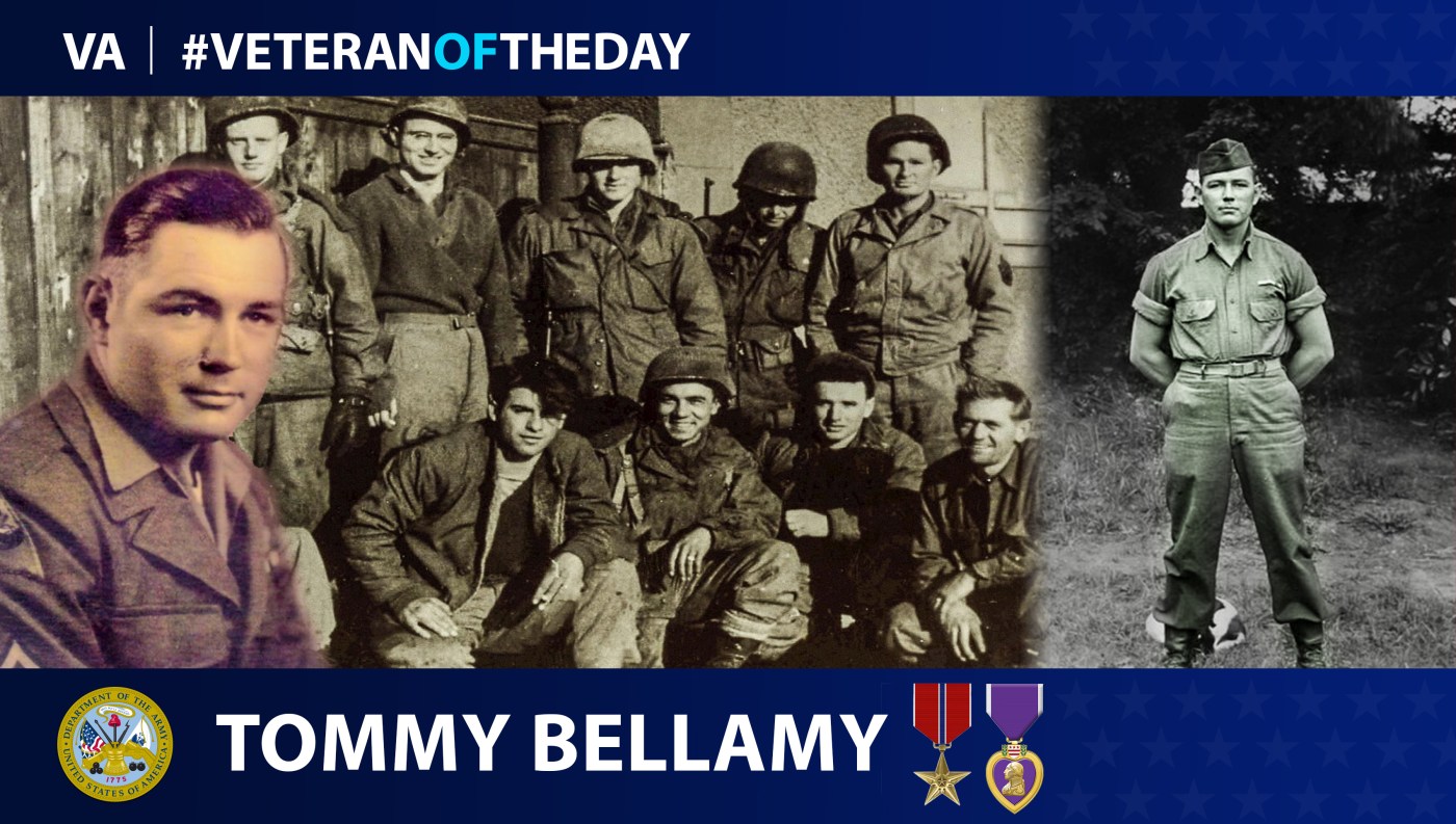 Army Veteran Tommy Bellamy is today's Veteran of the Day.
