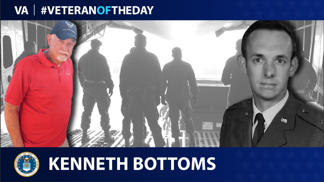 Air Force Veteran Kenneth Bottoms is today's Veteran of the Day.