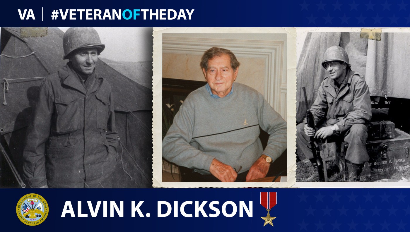 #VeteranOfTheDay Army Veteran Alvin K. Dickson