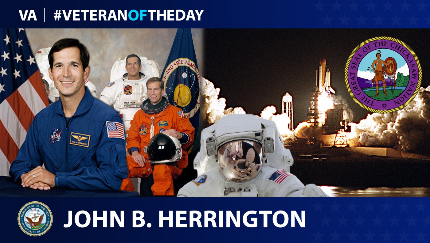 Navy Veteran John B. Herrington is today's Veteran of the Day.
