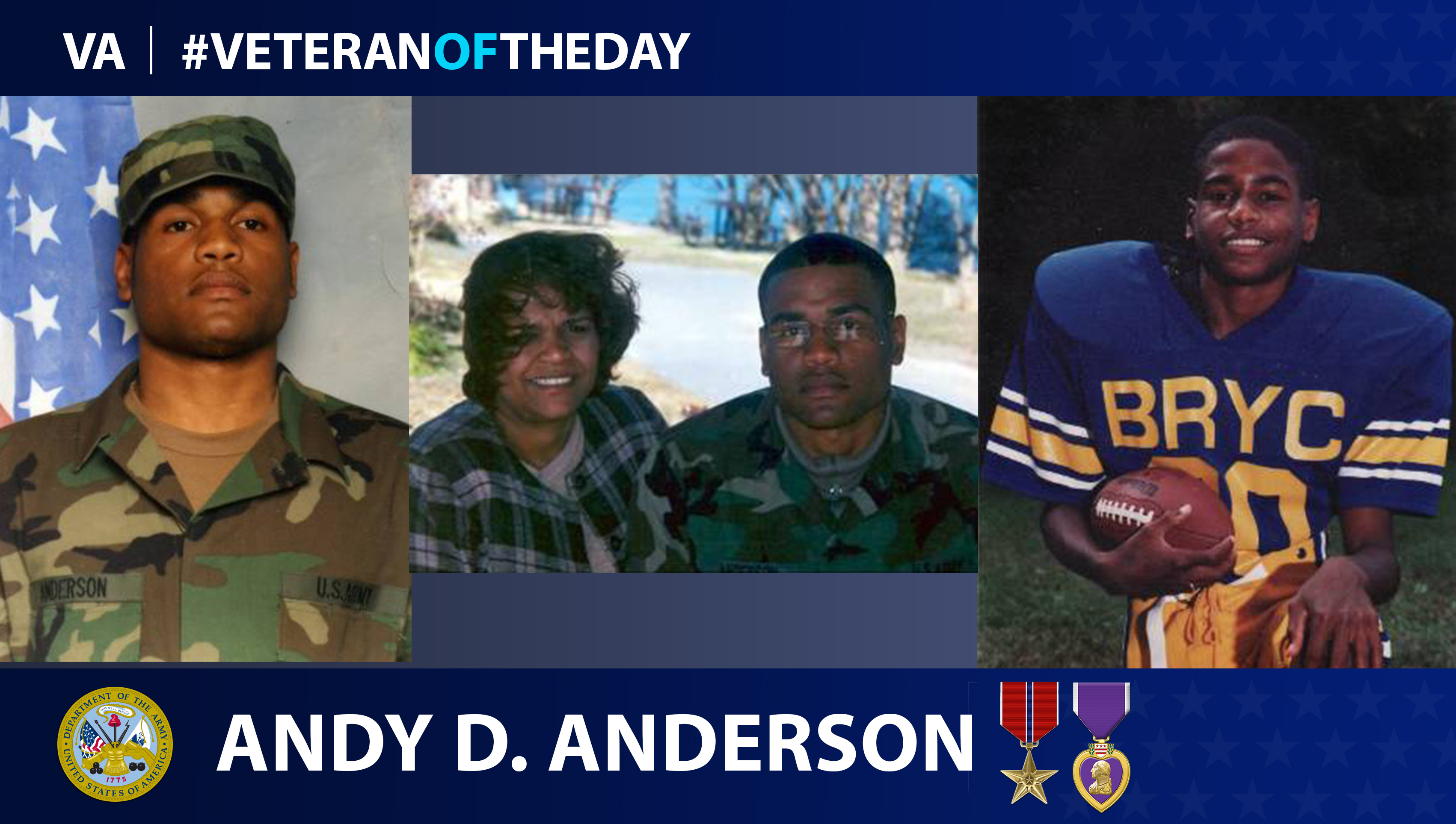 Army Veteran Andy D. Anderson is today's Veteran of the Day.
