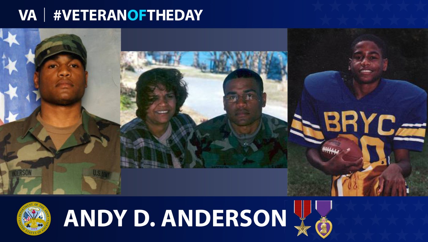 #VeteranOfTheDay Army Veteran Andy D. Anderson