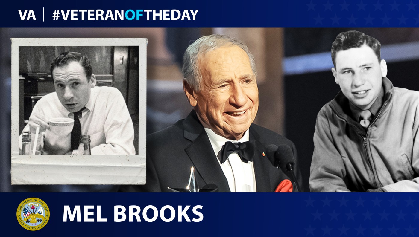 Army Veteran Mel Brooks is today's Veteran of the Day.