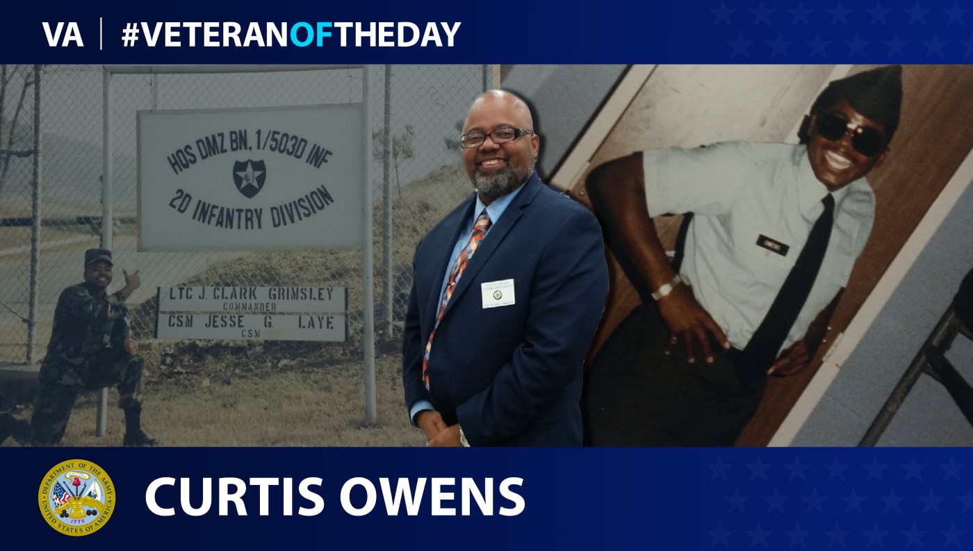 Army Veteran Curtis Owens is today's Veteran of the Day.