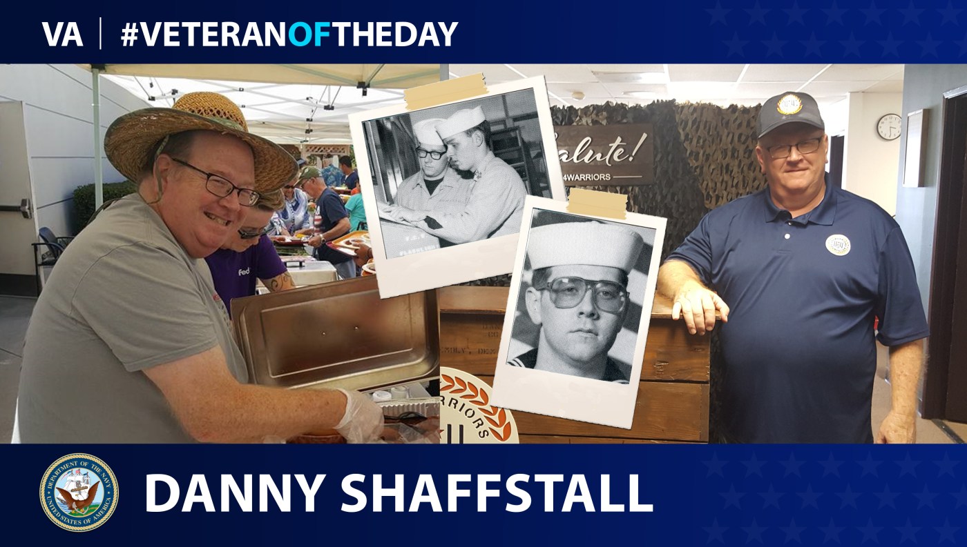 Navy Veteran Danny Shaffstall is today's Veteran of the Day.