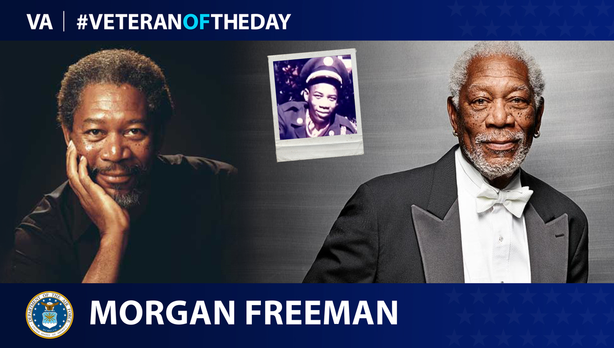 Air Force Veteran Morgan Freeman is today's Veteran of the Day.