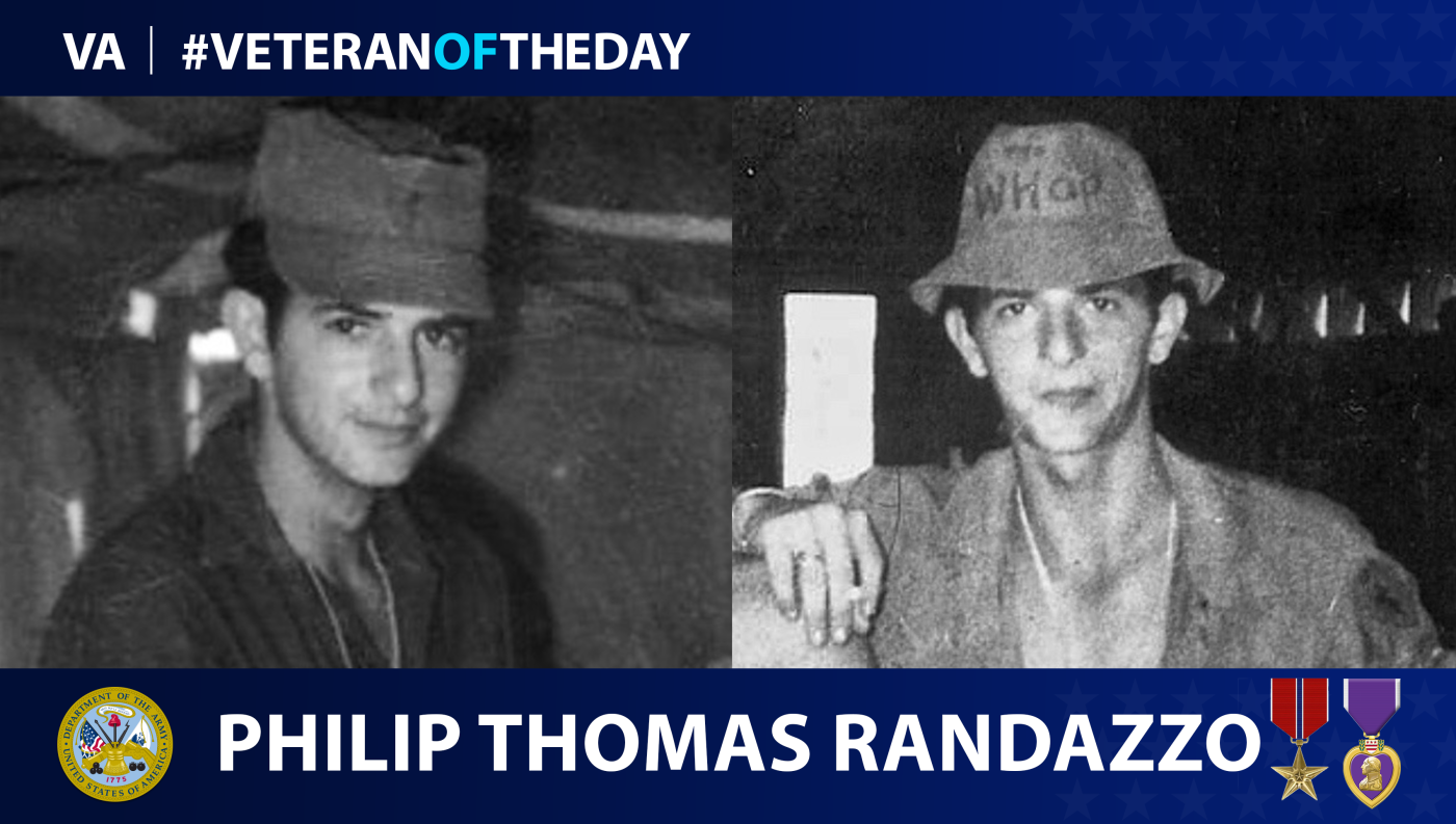 Army Veteran Philip Thomas Randazzo is today's Veteran of the Day.
