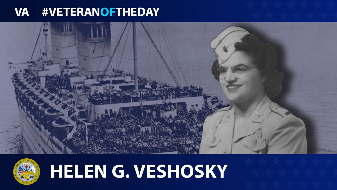 Army Veteran Helen Girardi Veshosky is today's Veteran of the Day.