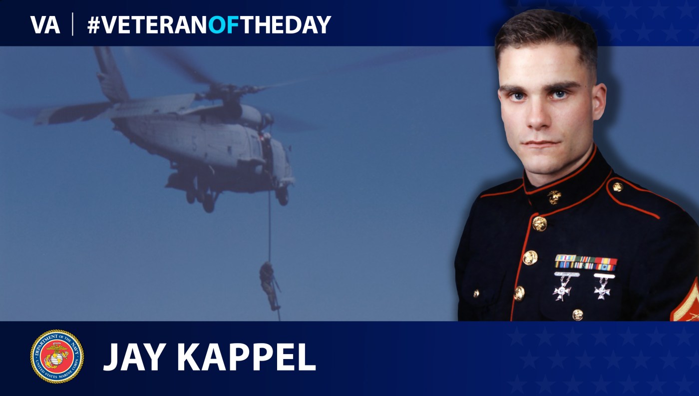 Marine Veteran Jay Kappel is today's Veteran of the Day.