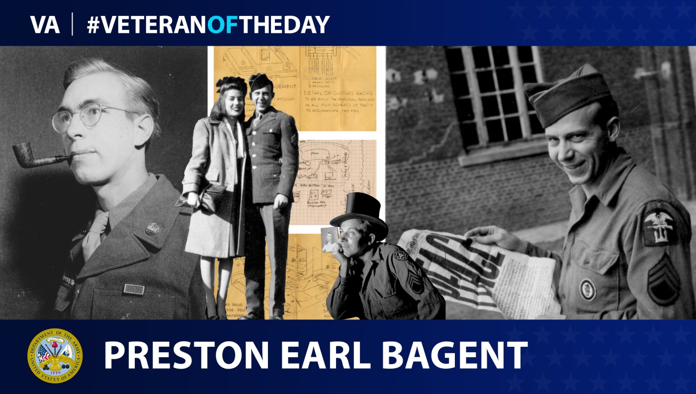 Army Veteran Preston Earl Bagent is today's Veteran of the Day.