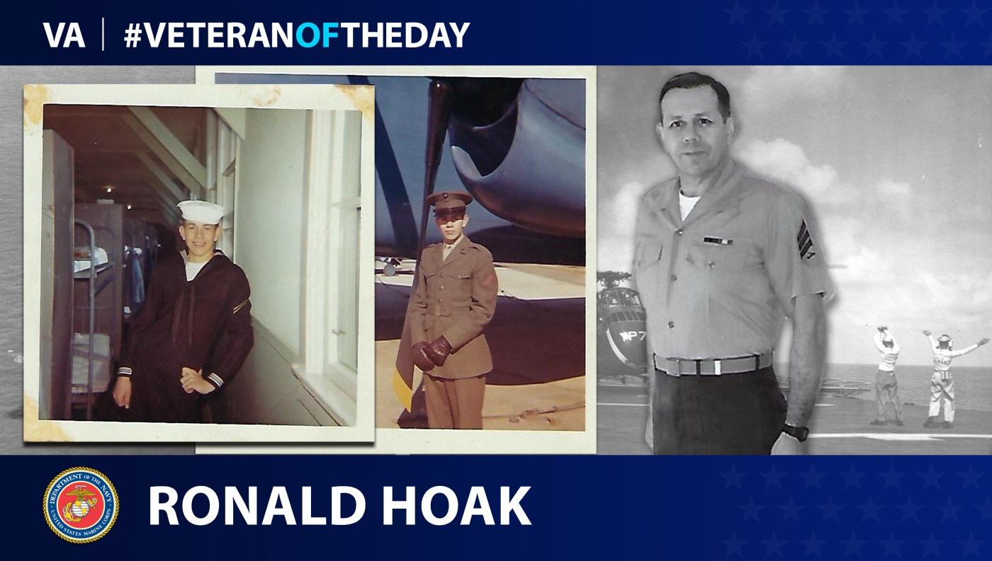 Marine Corps Veteran Ronald Hoak is today's Veteran of the Day.