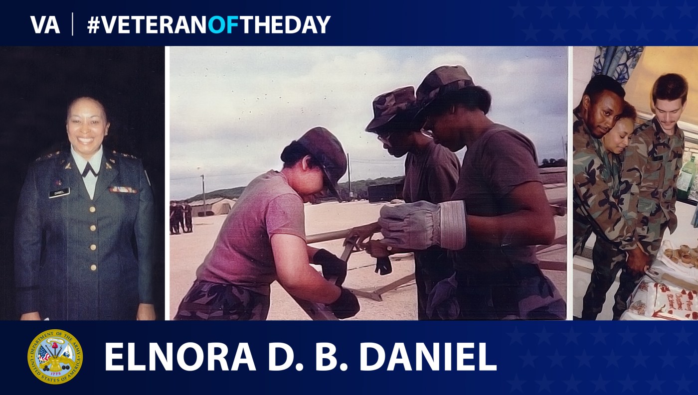 Army Veteran Elnora D. B. Daniel is today's Veteran of the Day.