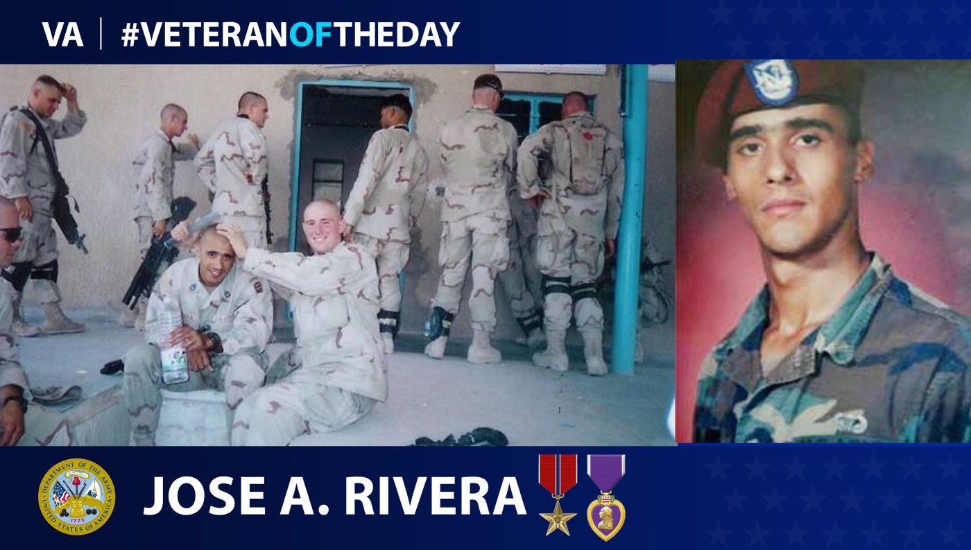 Army Veteran Jose A. Rivera is today's Veteran of the Day.