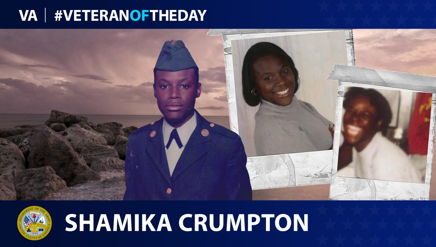 Army Veteran Shamika Crumpton is today's Veteran of the Day.