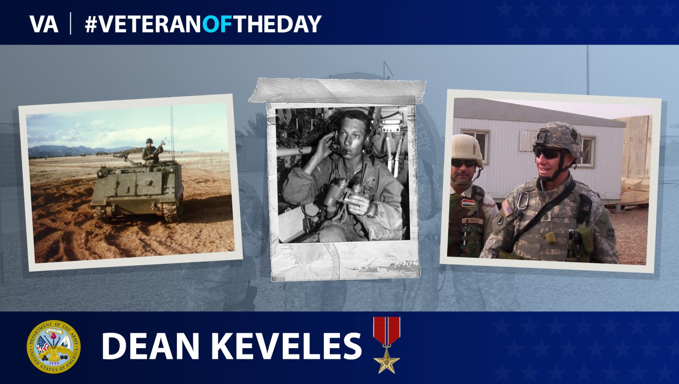 Army Veteran Dean J. Keveles is today's Veteran of the Day.