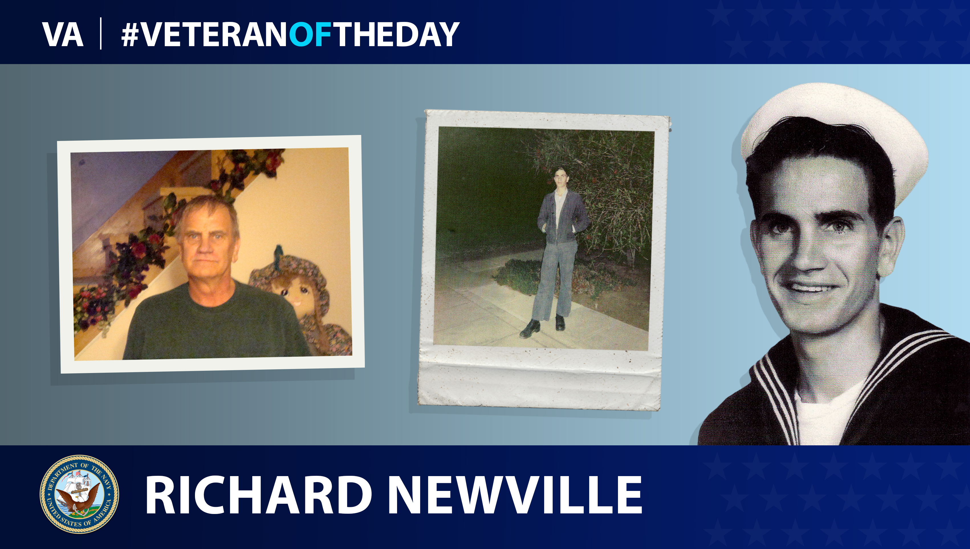 Navy Veteran Richard Newville is today's Veteran of the Day.