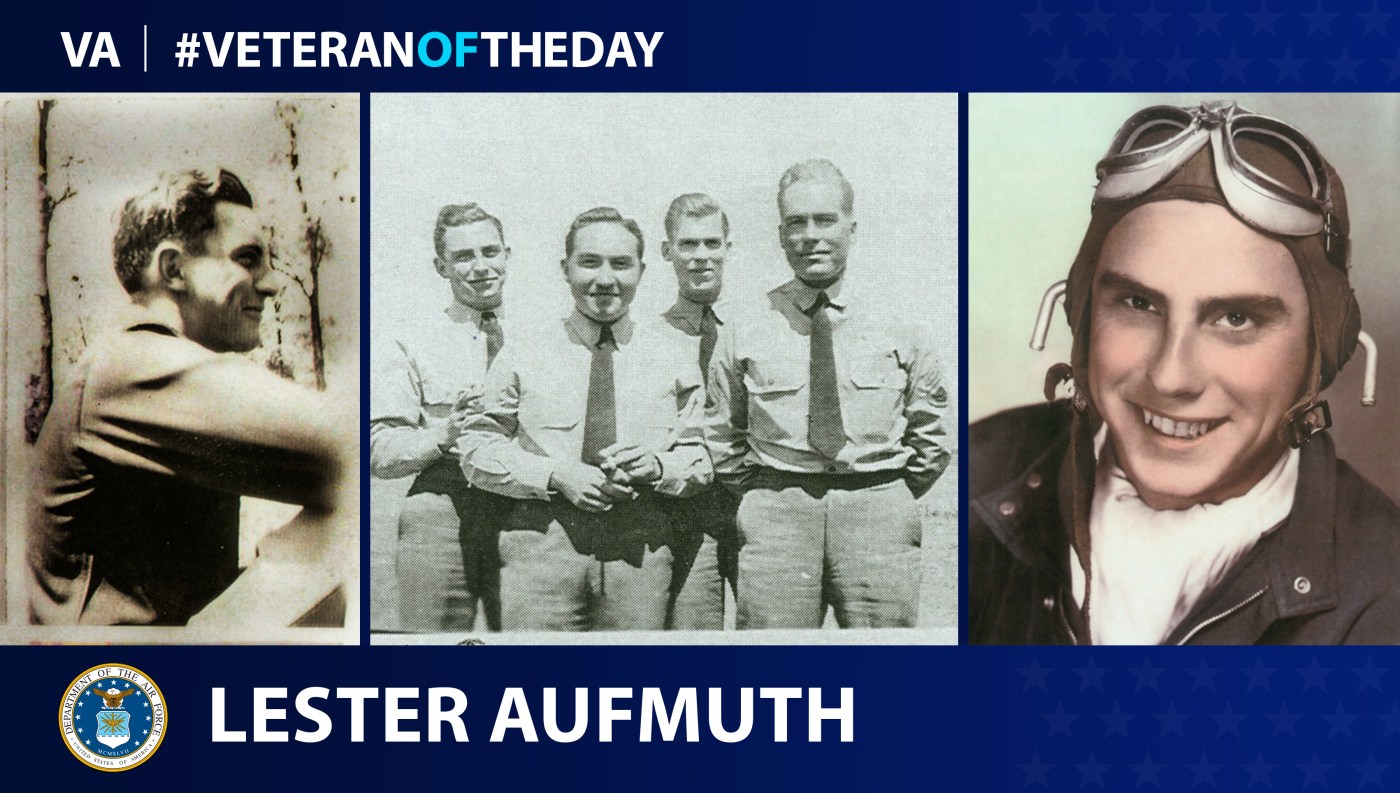 Air Force Veteran Lester H. Aufmuth is today's Veteran of the day.