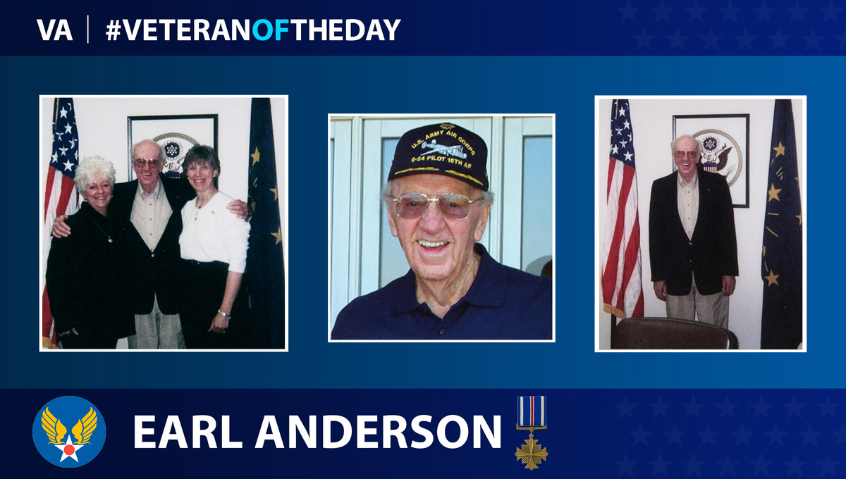 #VeteranOfTheDay Army Air Forces Veteran Earl G. Anderson Jr.