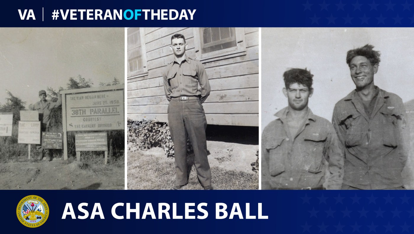 Army Veteran Asa Charles “Bud” Ball is today's Veteran of the day.