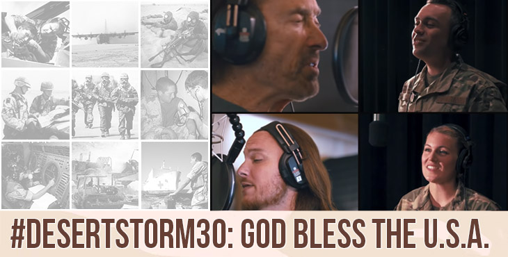 During Operation Desert Storm, there was an anthem that came to define the war: Lee Greenwood's country song "God Bless the U.S.A."