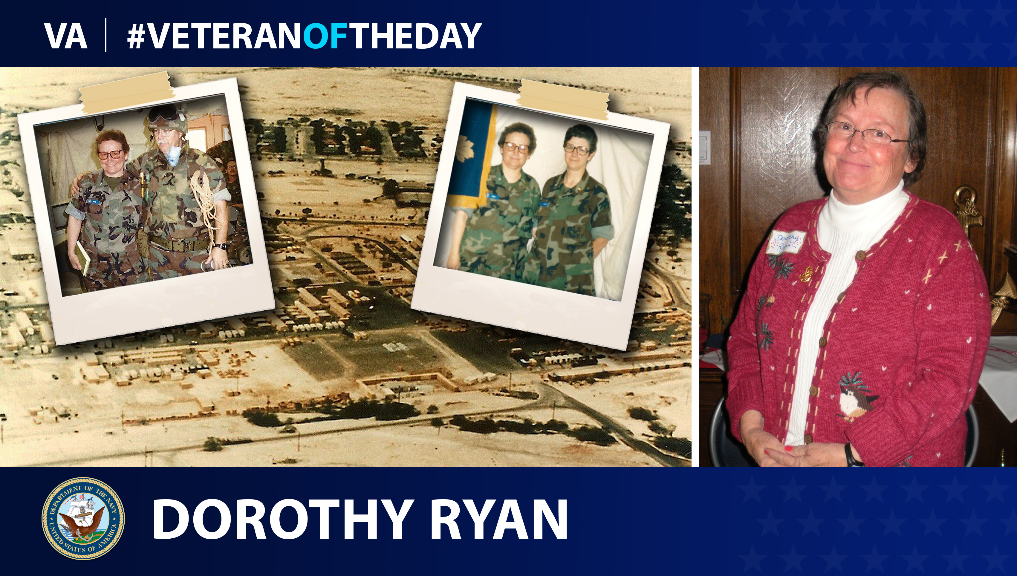 Navy Veteran Dorothy Angela Ryan is today's Veteran of the day.