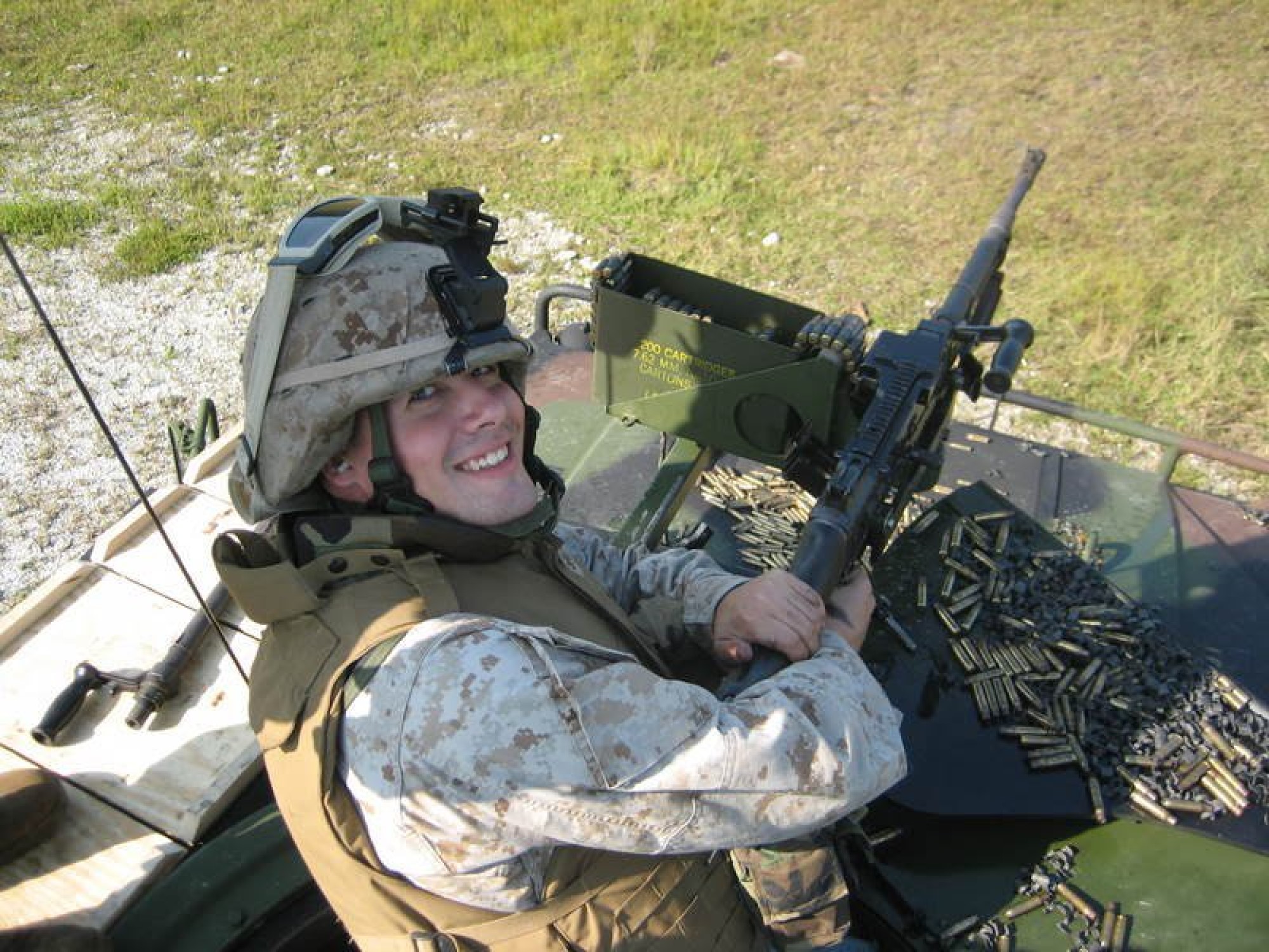 Nicholas Gatto in training at Marine Corps base Camp Lejeune in North Carolina in 2006.