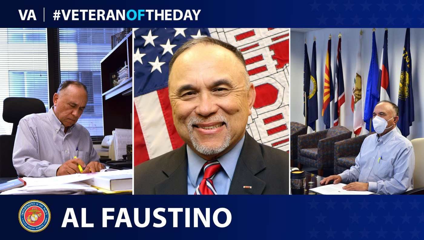 Marine and Army Veteran Al Faustino is today's Veteran of the Day.