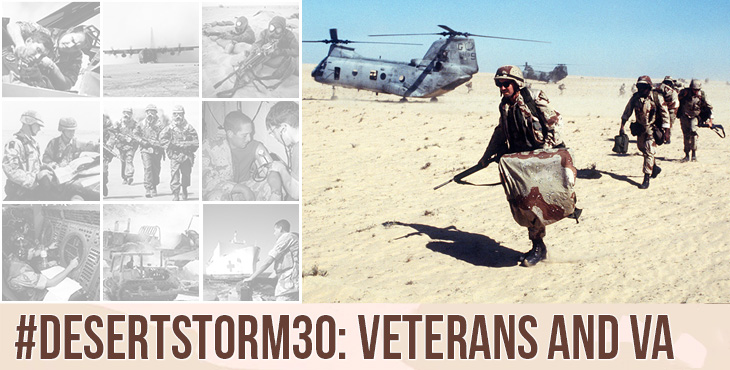 Desert Storm was a short war, but Veterans from that era still have many different avenues and programs to connect with VA.