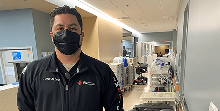 Intermediate care technician heroically steps up during in-flight emergency