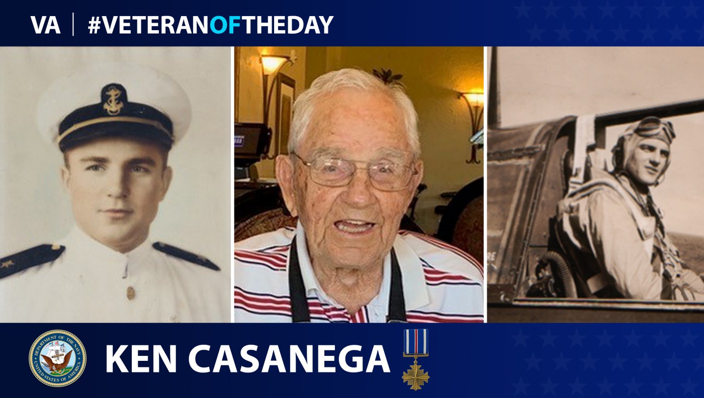 Navy Veteran Ken Casanega is today's Veteran of the day.