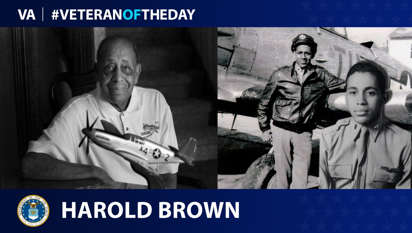 Air Force Veteran Harold H. Brown is today's Veteran of the day.