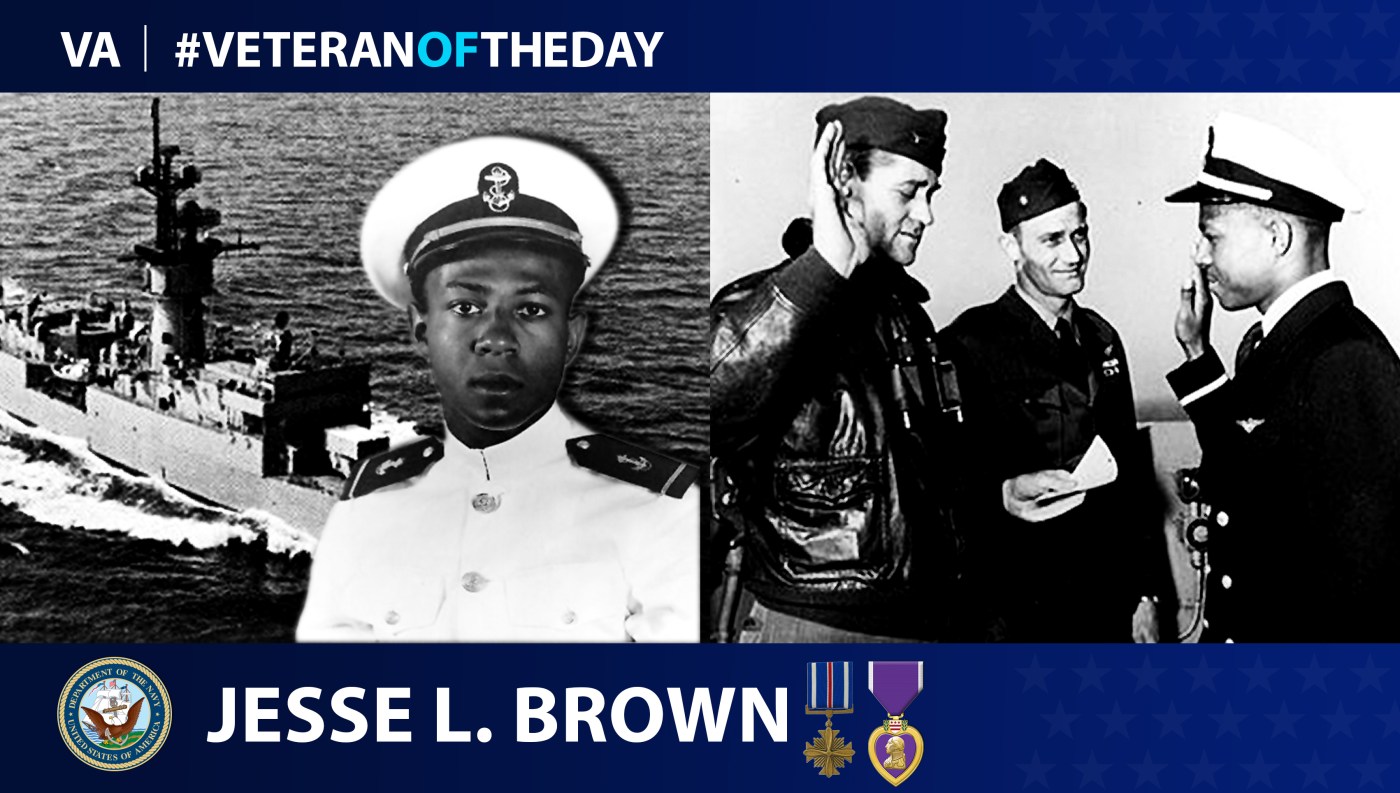 Navy Veteran Jesse L. Brown is today's Veteran of the Day.