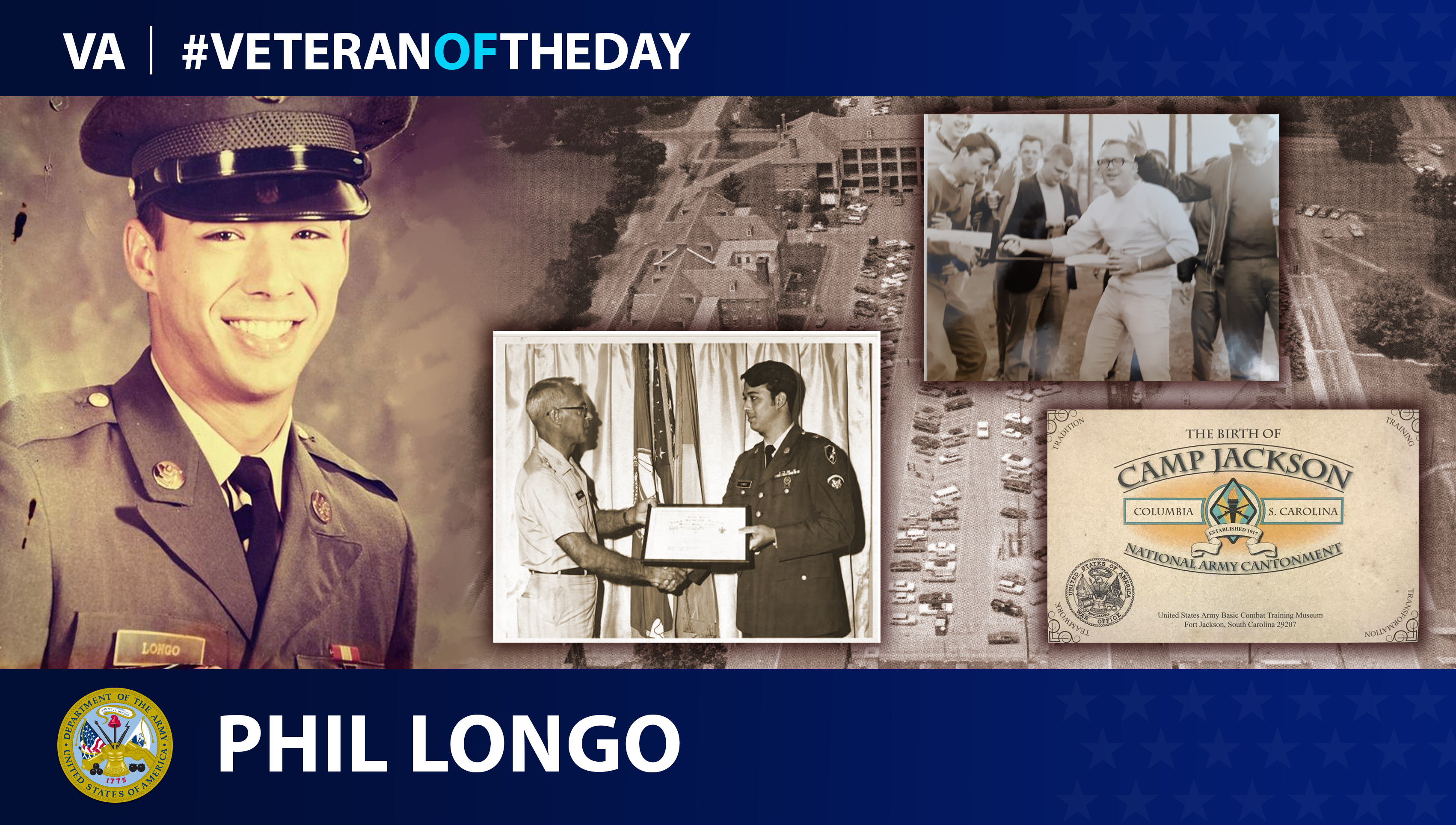 Army Veteran Phil Longo is today's Veteran of the day.