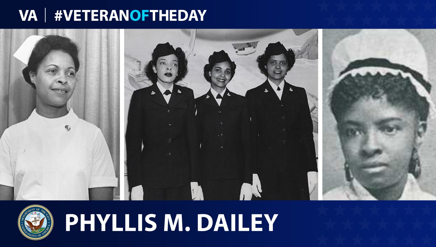 Navy Veteran Phyllis Mae Dailey is today's Veteran of the day.