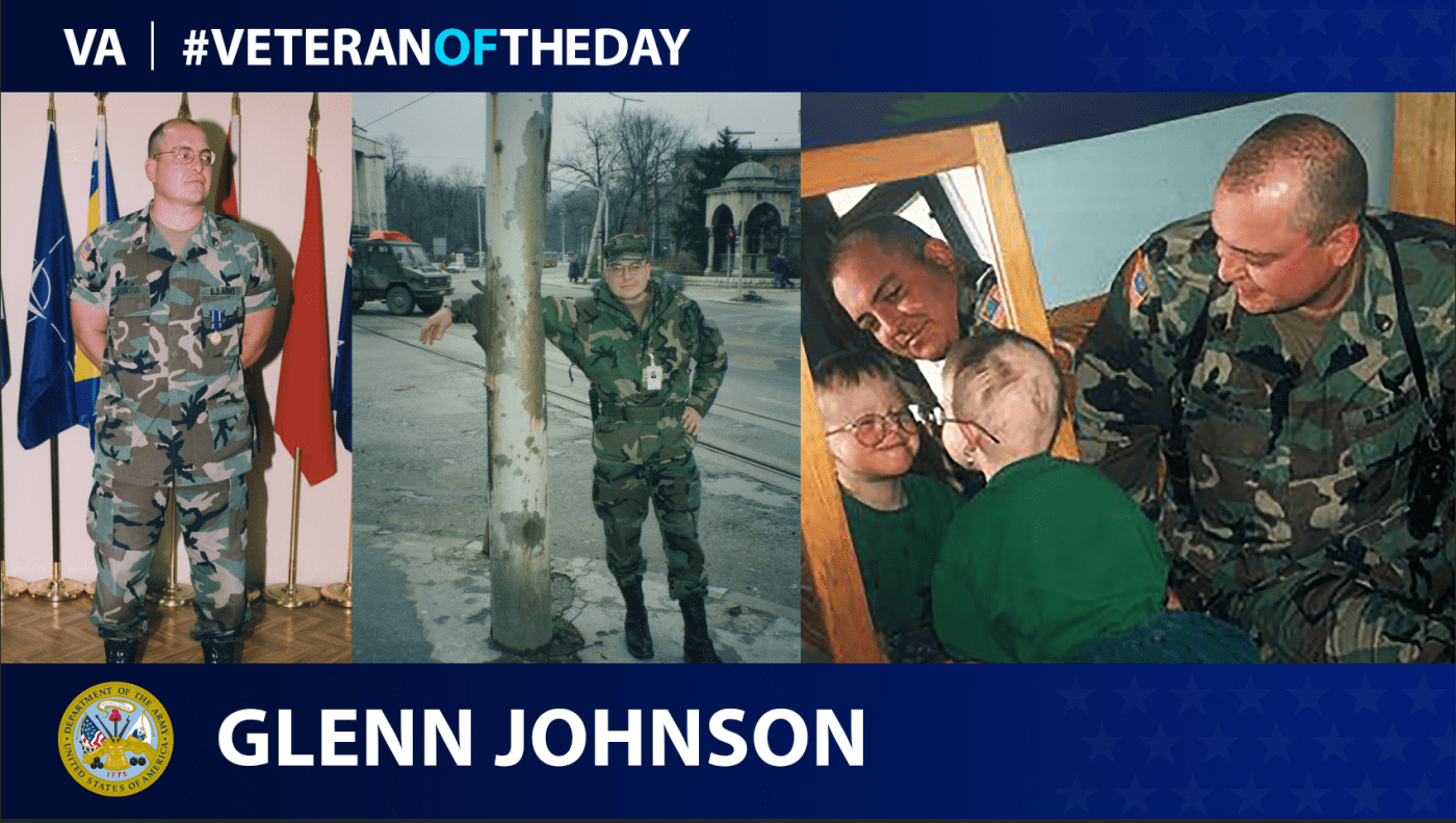 Army Veteran Glenn Johnson is today's Veteran of the Day.