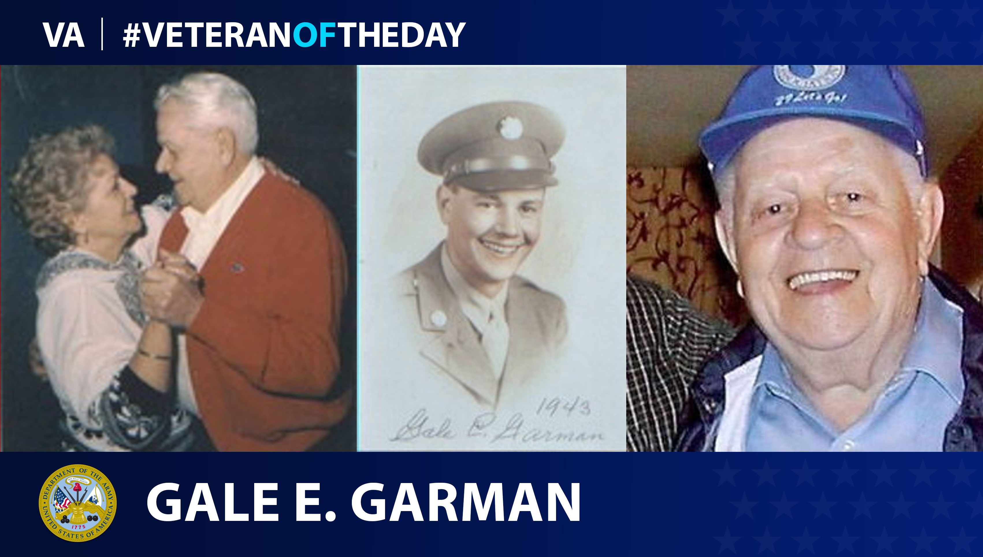 Army Veteran Gale Garman is today's Veteran of the day.