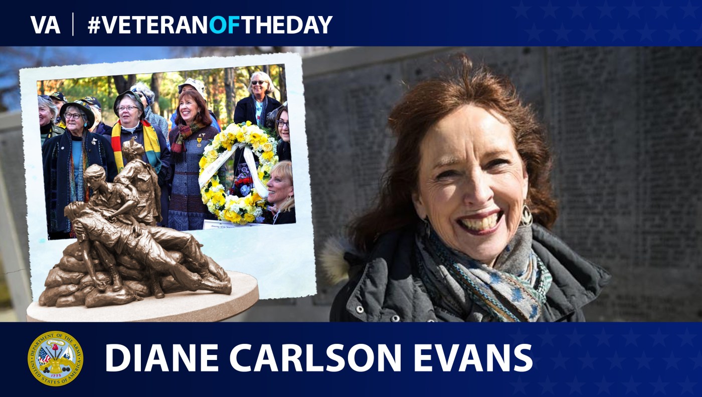 Army Veteran Diane Carlson is today's Veteran of the day.