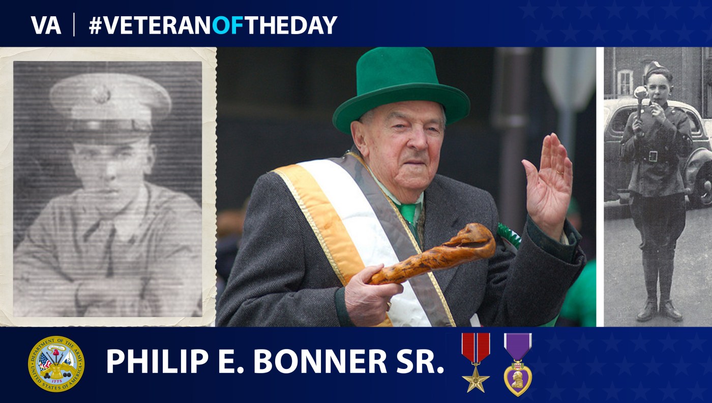 Army Veteran Philip Edward Bonner is today's Veteran of the day.