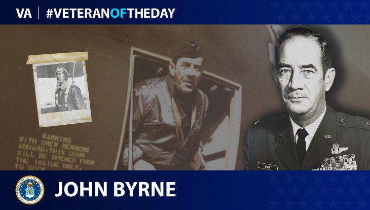 Air Force Veteran John Byrne is today's Veteran of the day.