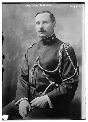 B&W service portrait of Colonel Moore
