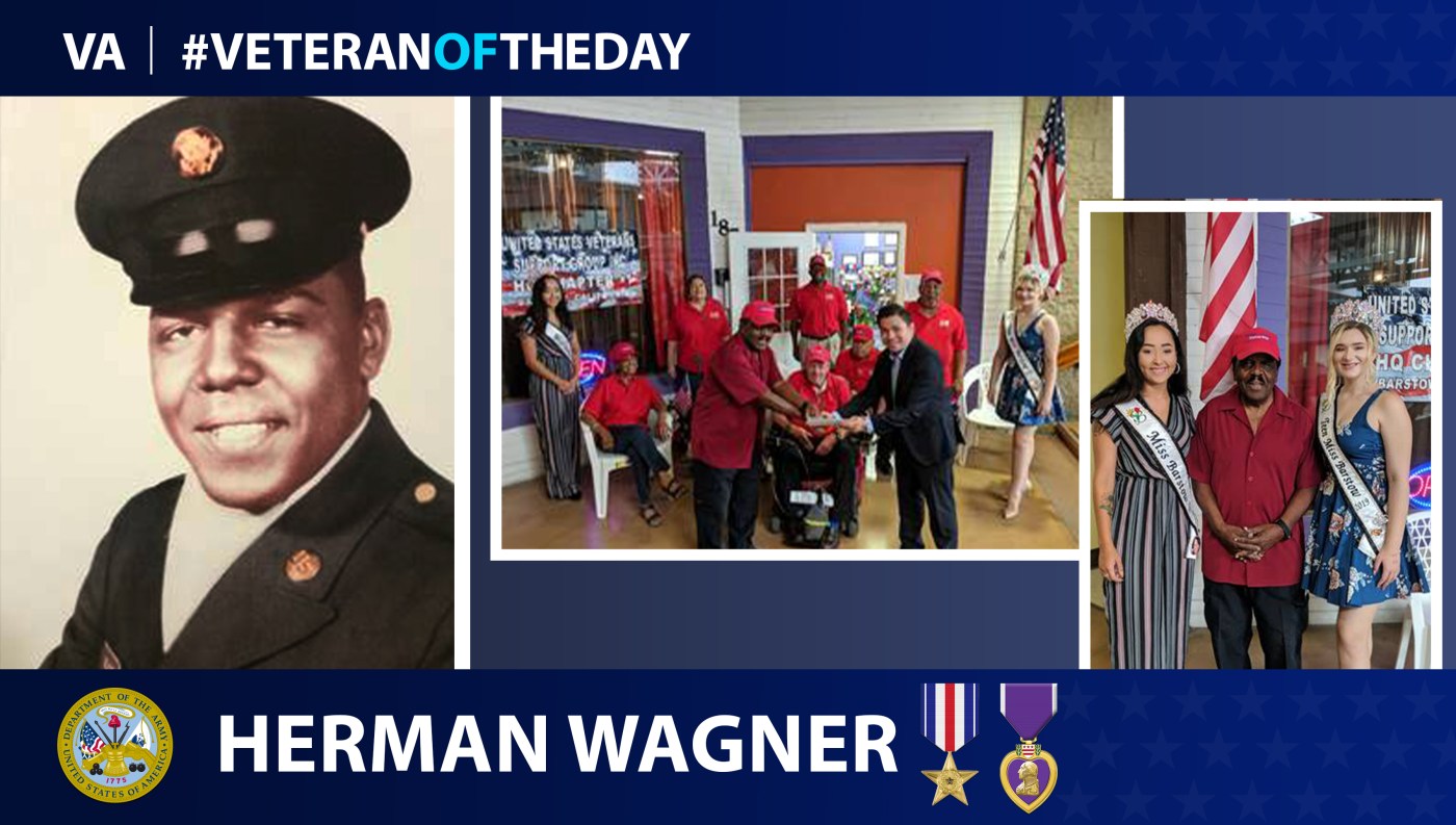 Army Veteran Herman Floyd Wagner is today's Veteran of the day.