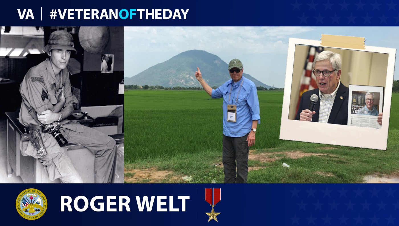 Army Veteran Roger Welt is today's Veteran of the day.