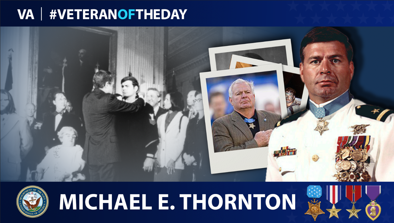 Navy Veteran Michael Edwin Thornton is today's Veteran of the day.